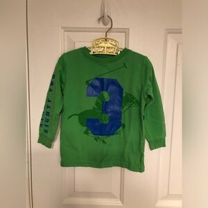 Boys green long sleeve tee